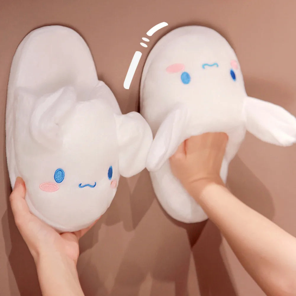 Fluffi Plüschhausschuhe