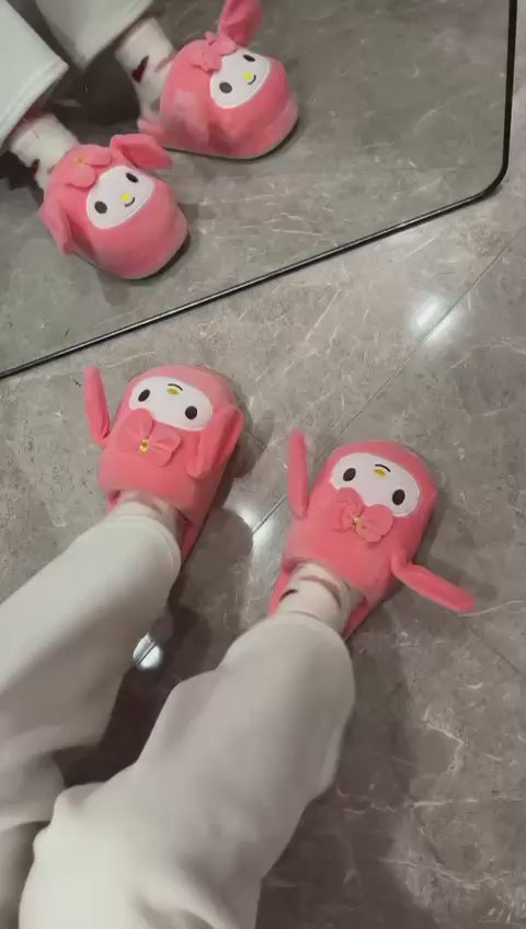 Fluffi Plüschhausschuhe video